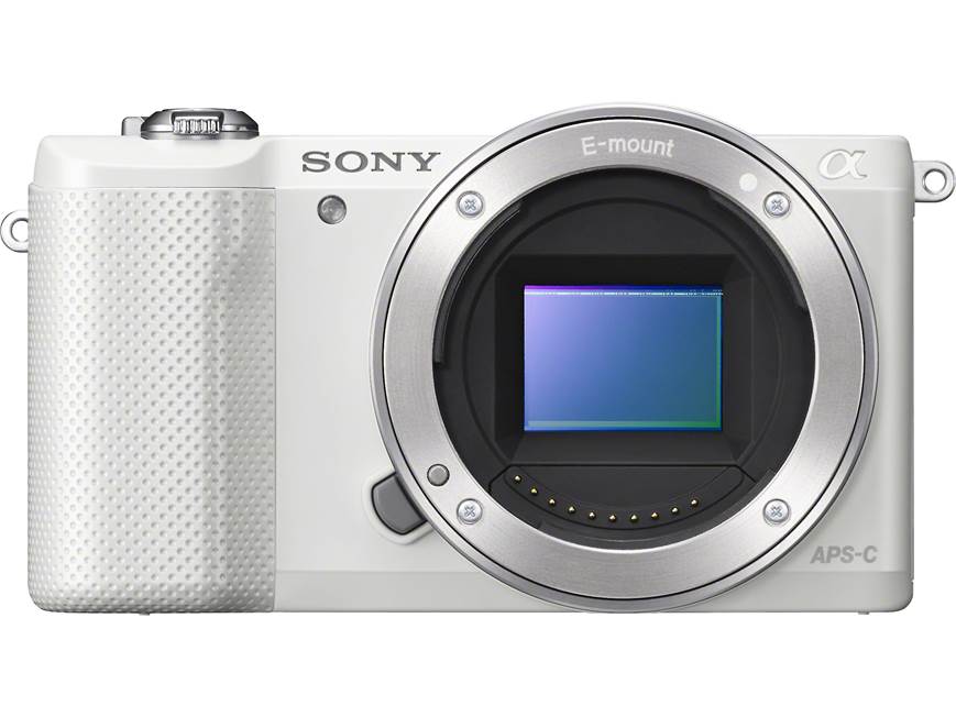 Sony Alpha a5000 Kit (White) 20.1-megapixel mirrorless camera with