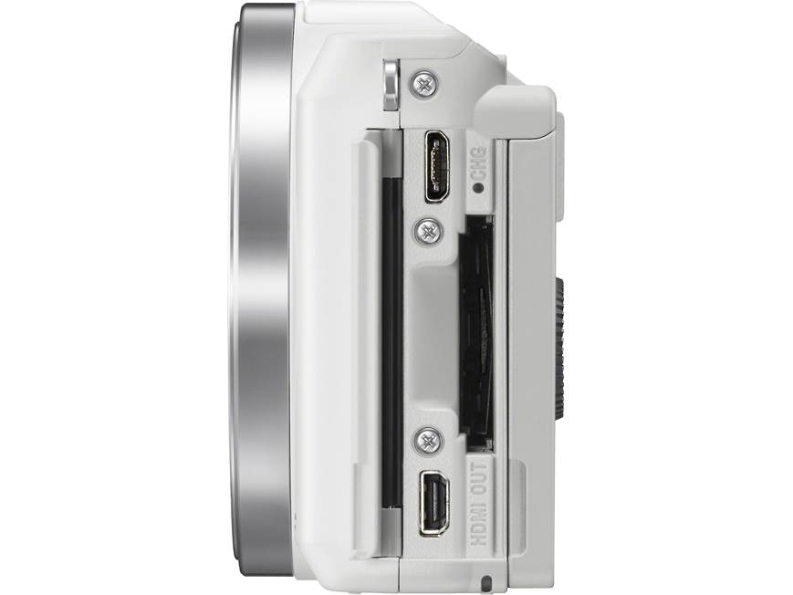 Sony Alpha a5000 Kit (White) 20.1-megapixel mirrorless camera with