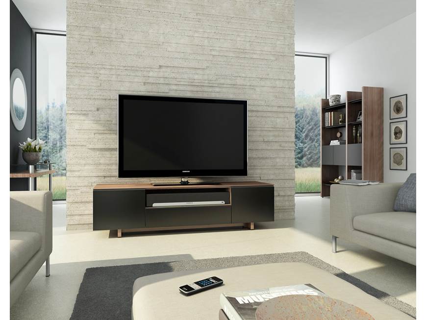 BDI NORA™ 8239 (Natural Walnut) Audio/video cabinet for TVs up to