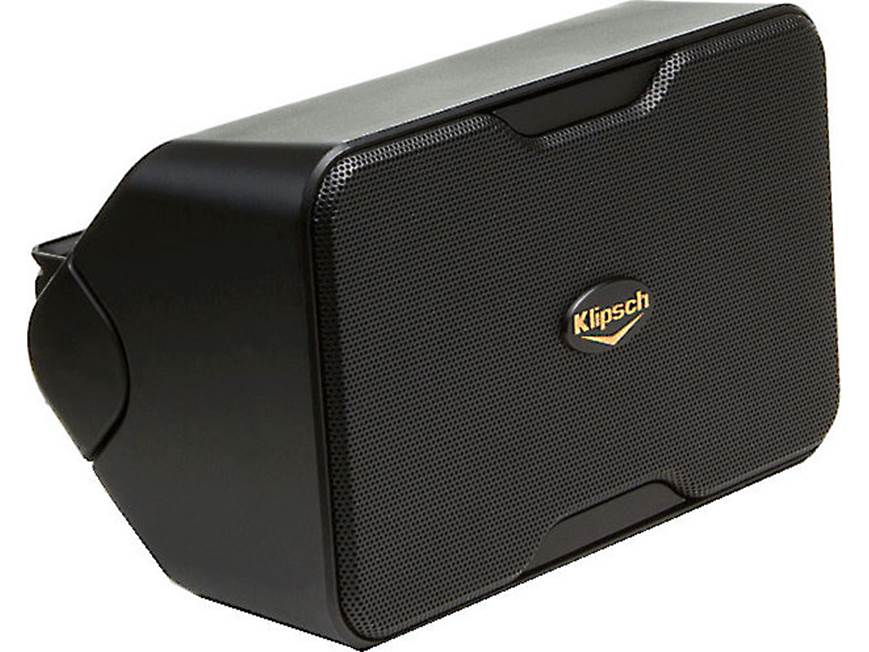 Klipsch CP4 (Black) Outdoor speakers (Black) at Crutchfield