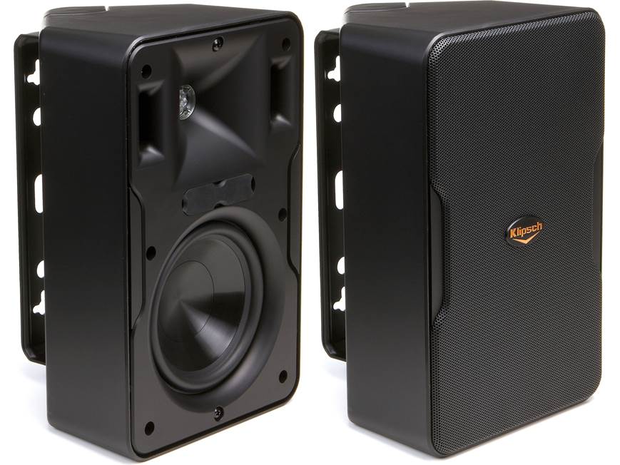 【中古】Klipsch CP-6 インドア/アウトドアスピーカー - ブラック (ペア) Klipsch CP6 (Black) Outdoor speakers (Black) at Crutchfield