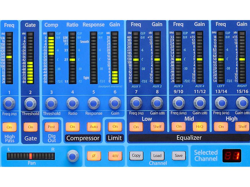 PreSonus StudioLive™ 16.0.2 16-channel digital mixer (FireWire