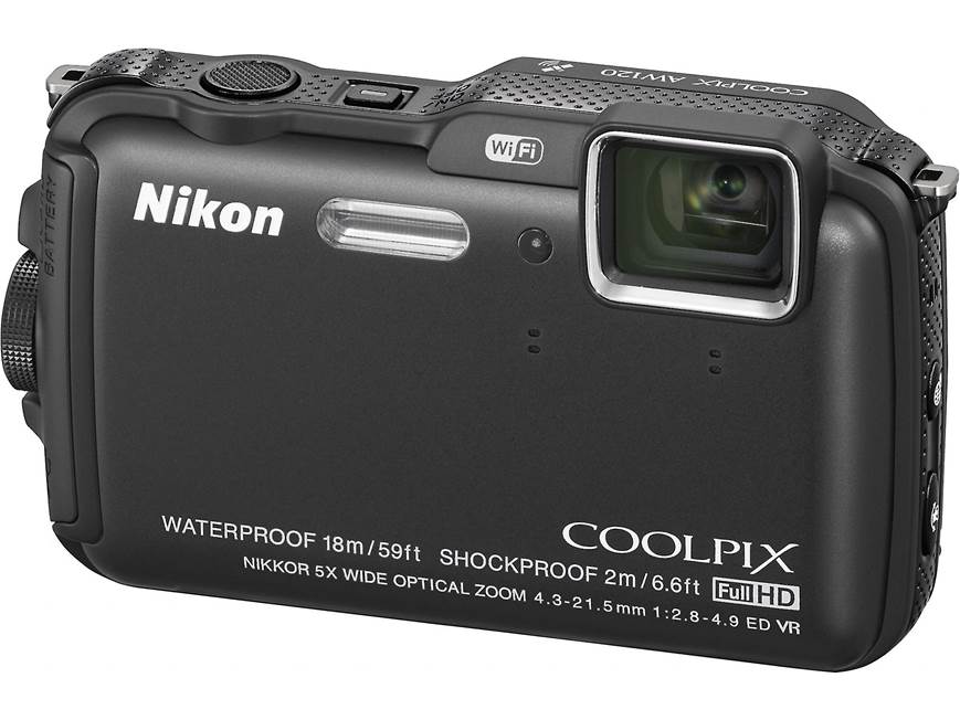 Nikon Coolpix AW120 (Black) Tough-style 16-megapixel digital