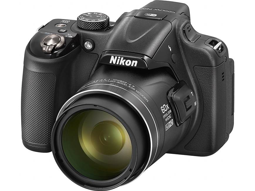 Nikon Coolpix P600 (Black) 16.1-megapixel digital camera with 60X