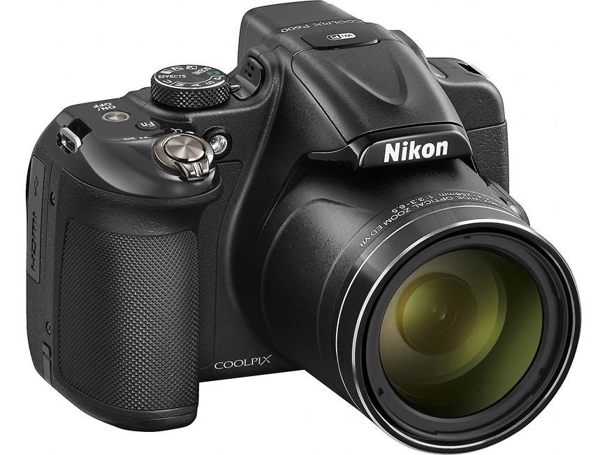 Nikon Coolpix P600 (Black) 16.1-megapixel digital camera with 60X
