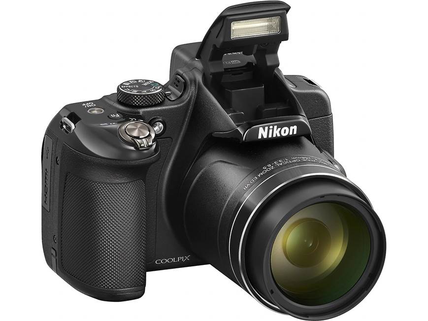 Nikon Coolpix P600 (Black) 16.1-megapixel digital camera with 60X