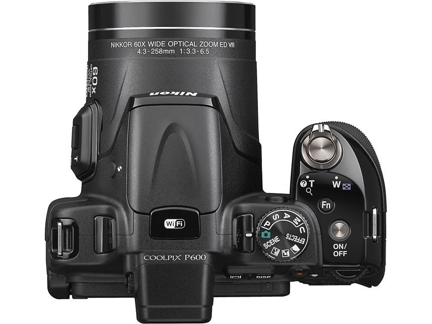 Nikon Coolpix P600 (Black) 16.1-megapixel digital camera with 60X