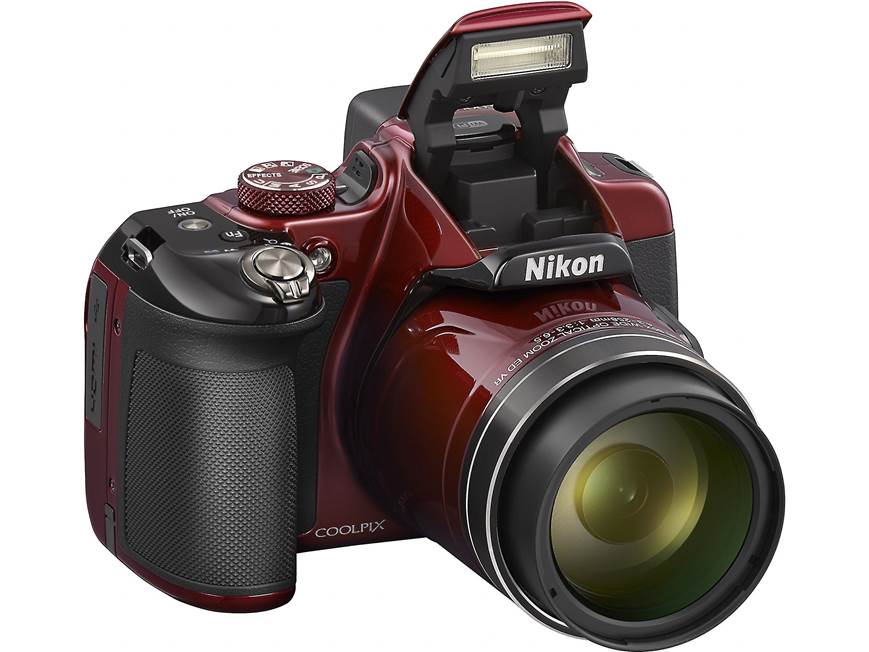 Nikon Coolpix P600 (Red) 16.1-megapixel digital camera with 60X