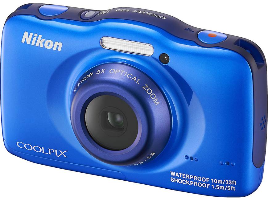 ニコン　Nikon COOLPIX S32 #1-60 Nikon Coolpix S32 (Blue) 13-megapixel waterproof/shockproof