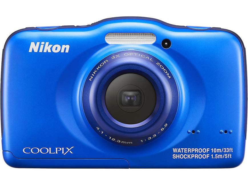 Nikon Coolpix S32 (Blue) 13-megapixel waterproof/shockproof