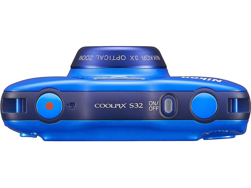ニコン　Nikon COOLPIX S32 #1-60 Nikon Coolpix S32 (Blue) 13-megapixel waterproof/shockproof