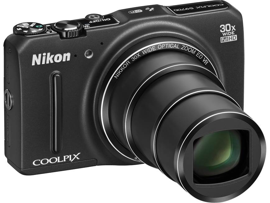 Nikon Coolpix S9700 (Black) 16-megapixel camera with 30X optical