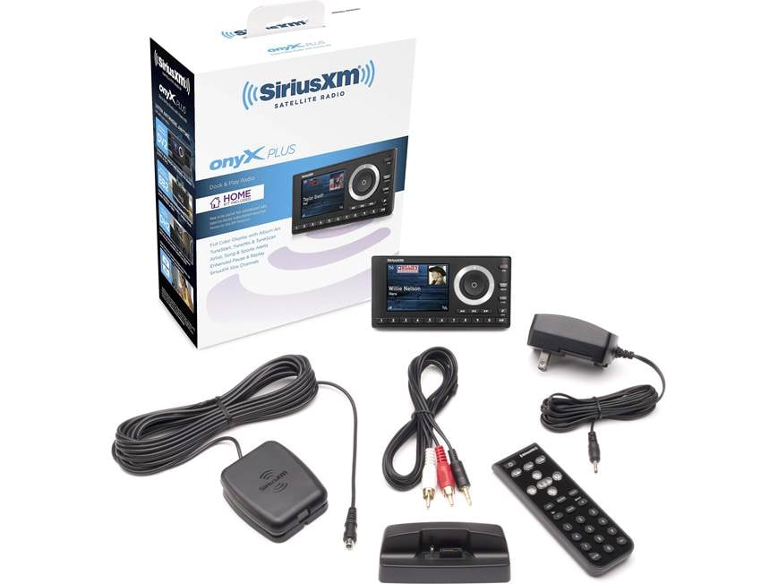 SiriusXM Onyx Plus & SXSD2 Package Includes Dock & Play home