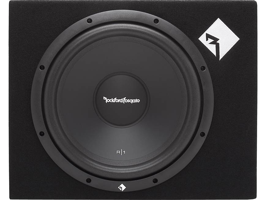 Rockford Fosgate Prime R1-1X12 Sealed enclosure with one 12