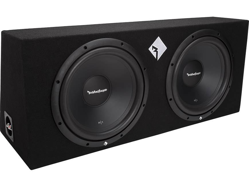 Rockford Fosgate Prime R1-2X12 Sealed enclosure with two 12