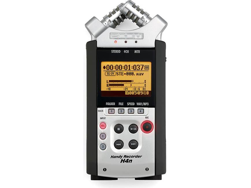 Zoom H4n Handy Handheld 4-track digital recorder at Crutchfield