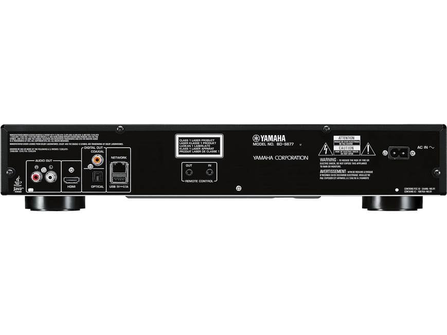 Yamaha BD-S677 3D Blu-ray player with Wi-Fi® at Crutchfield