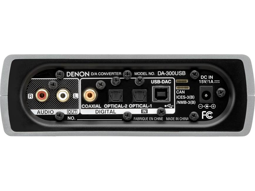 Denon DA-300USB Stereo DAC/headphone amplifier at Crutchfield
