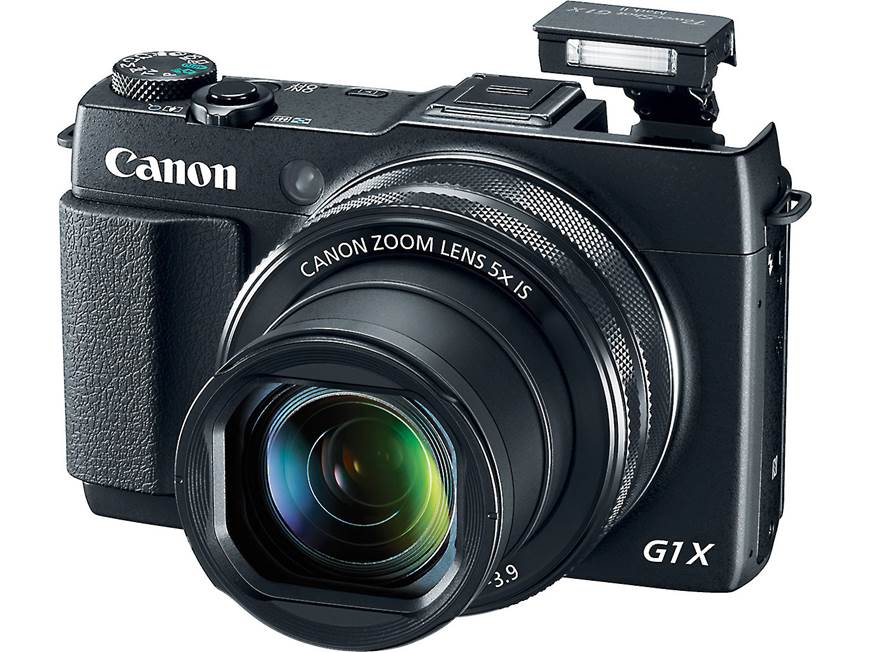 Canon PowerShot G1X Mark II 12.8-megapixel digital camera with 5X