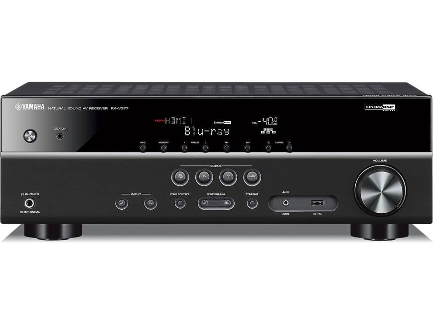 Yamaha RX-V377 5.1-channel home theater receiver at Crutchfield
