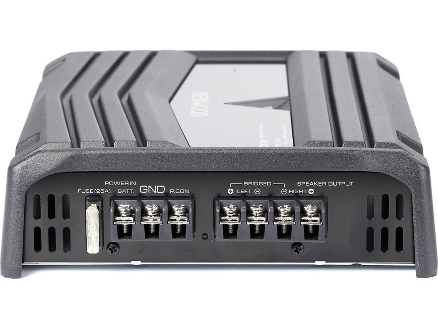 Kenwood KAC-5206 2-channel car amplifier — 60 watts RMS x 2 at