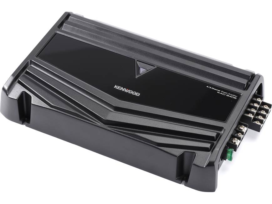 Kenwood KAC-6406 4-channel car amplifier — 40 watts RMS x 4 at