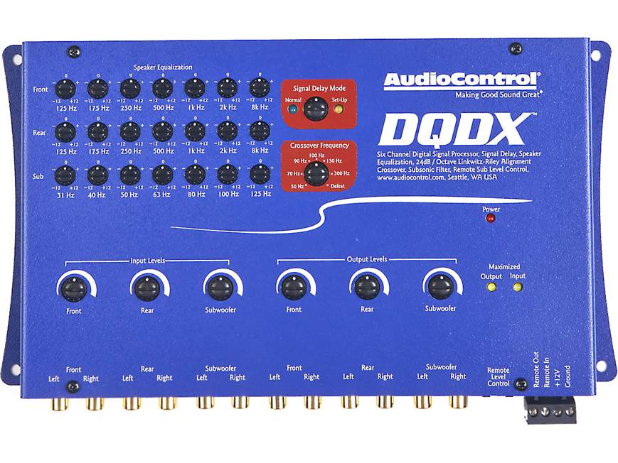 AudioControl DQDX (Blue) Digital signal processor (Blue) at