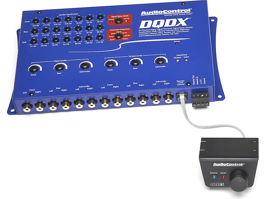 AudioControl DQDX (Blue) Digital signal processor (Blue) at
