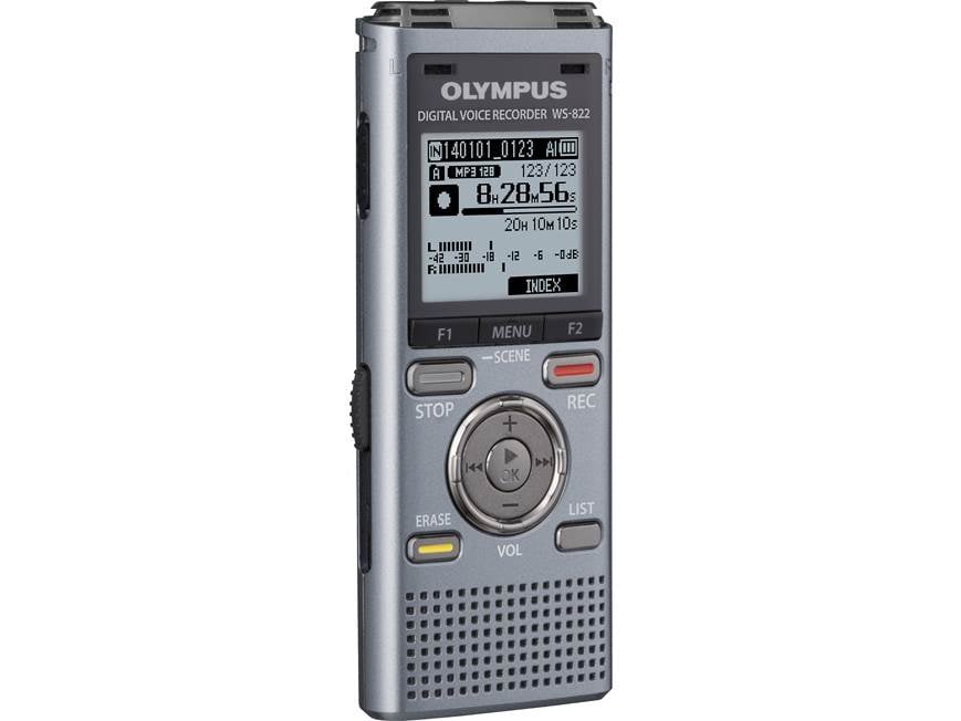 カメックス Olympus WS-822 (Gun Metal) 4GB digital voice recorder with