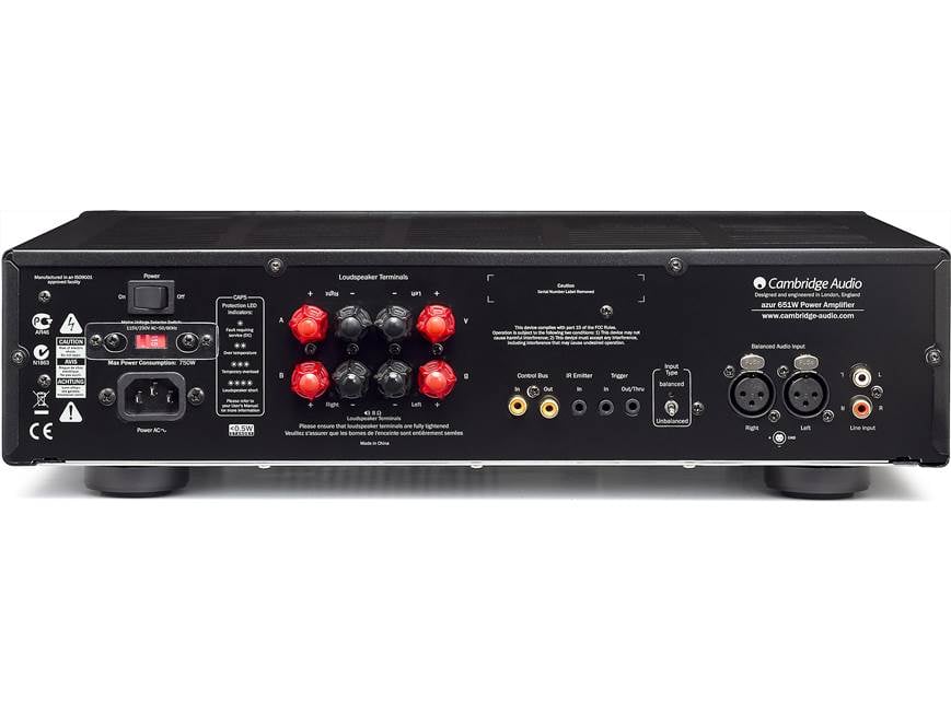 Cambridge Audio Azur 651W (Black) Stereo power amplifier (Black