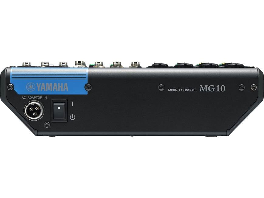 Yamaha MG10 10-channel mixer — with compression at Crutchfield
