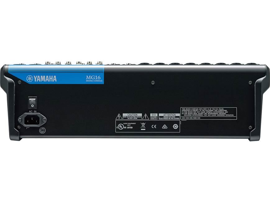 Yamaha MG16 16-channel mixer — with compression at Crutchfield