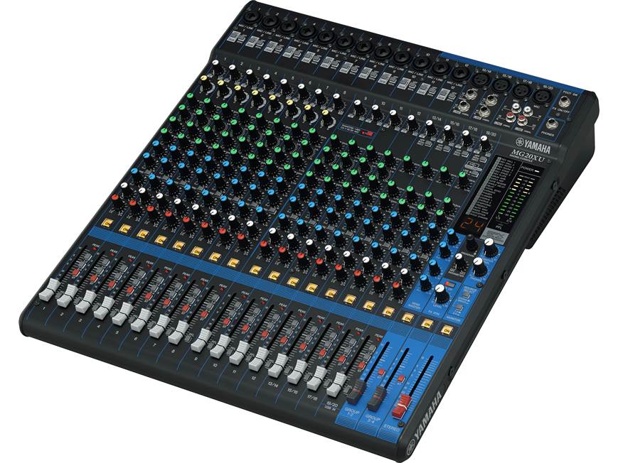 Yamaha MG20XU 20-channel mixer — with compression, effects, USB