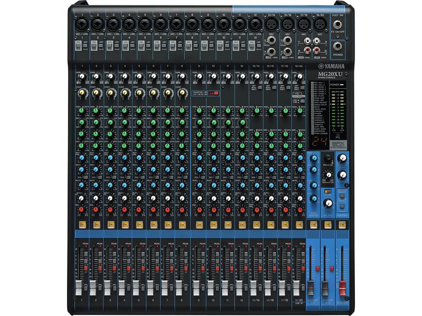 ヤマハ　YAMAHA MG20XU Yamaha MG20XU, 20 Channel Analog Mixer with Effects & USB