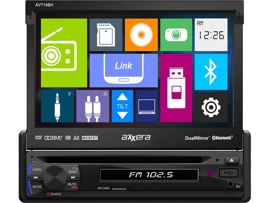 Axxera AV714BH DVD receiver at Crutchfield