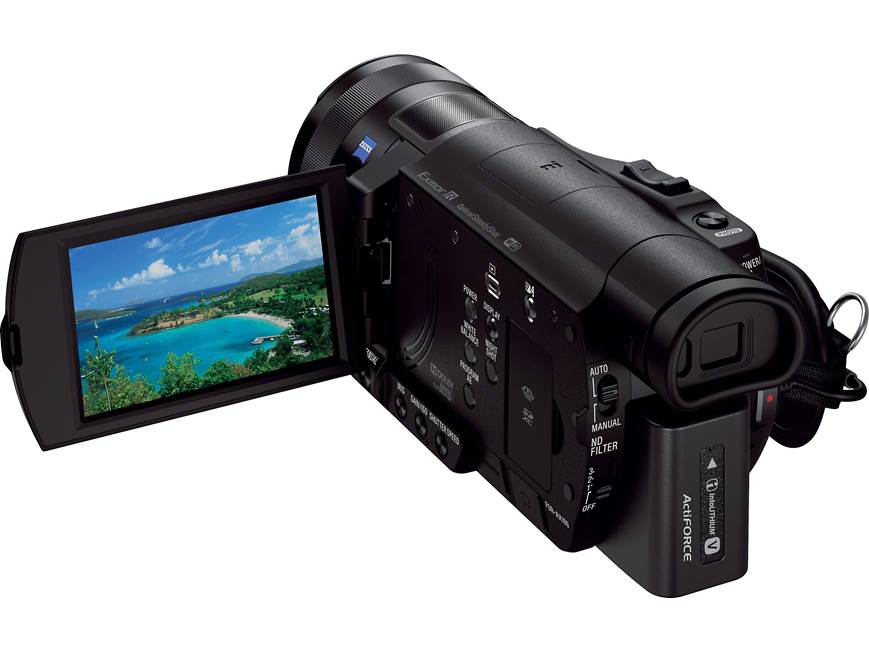 Sony Handycam® FDR-AX100 4K/30p Ultra HD camcorder with Wi-Fi® and