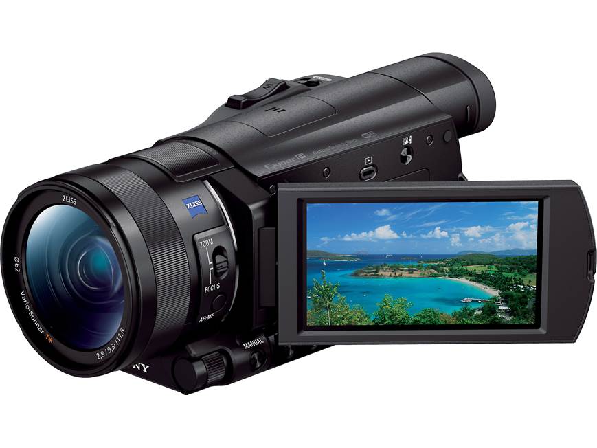 Sony Handycam® FDR-AX100 4K/30p Ultra HD camcorder with Wi-Fi® and