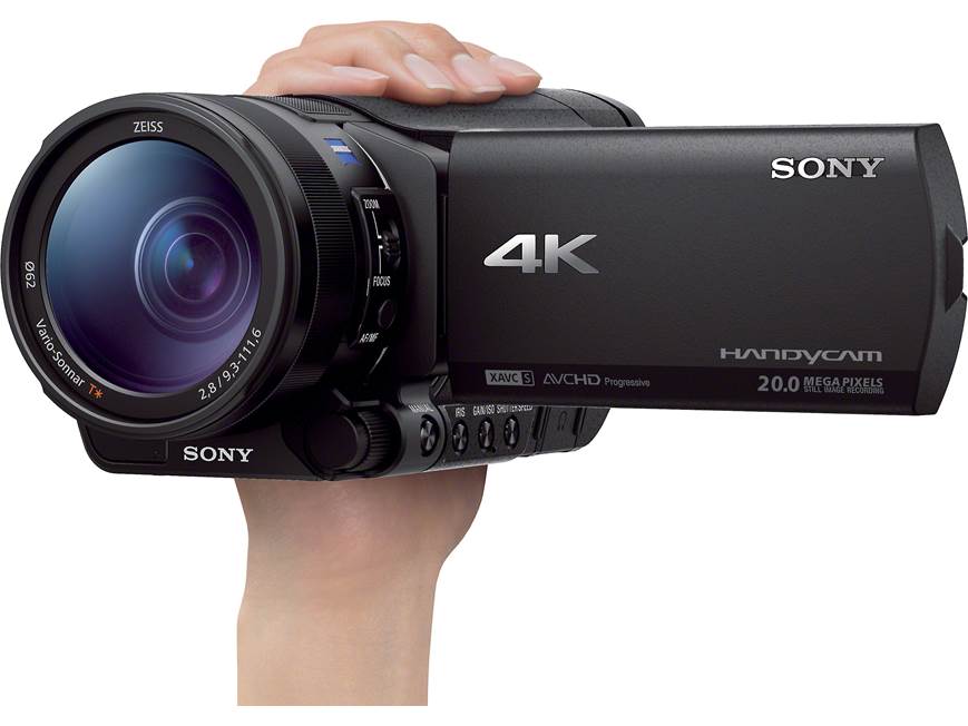 Sony Handycam® FDR-AX100 4K/30p Ultra HD camcorder with Wi-Fi® and