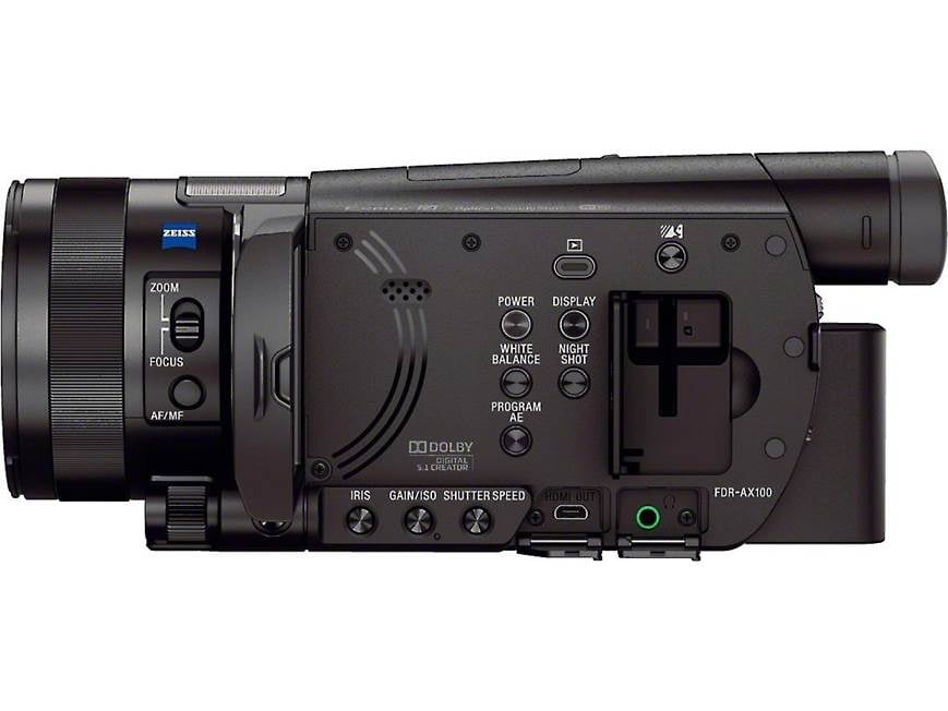 Sony Handycam® FDR-AX100 4K/30p Ultra HD camcorder with Wi-Fi® and