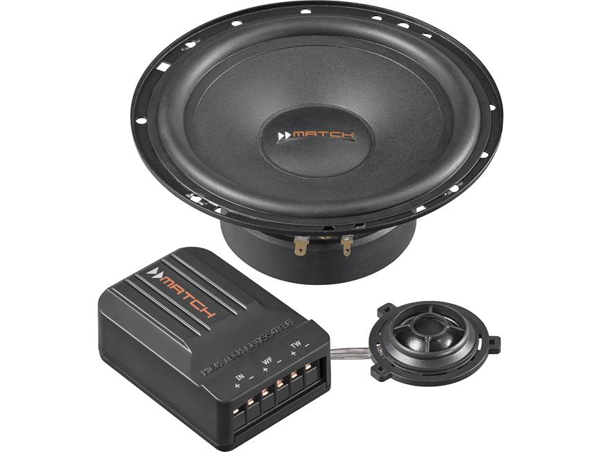 MATCH MS 62C-VW.1 2-way component speaker system designed for