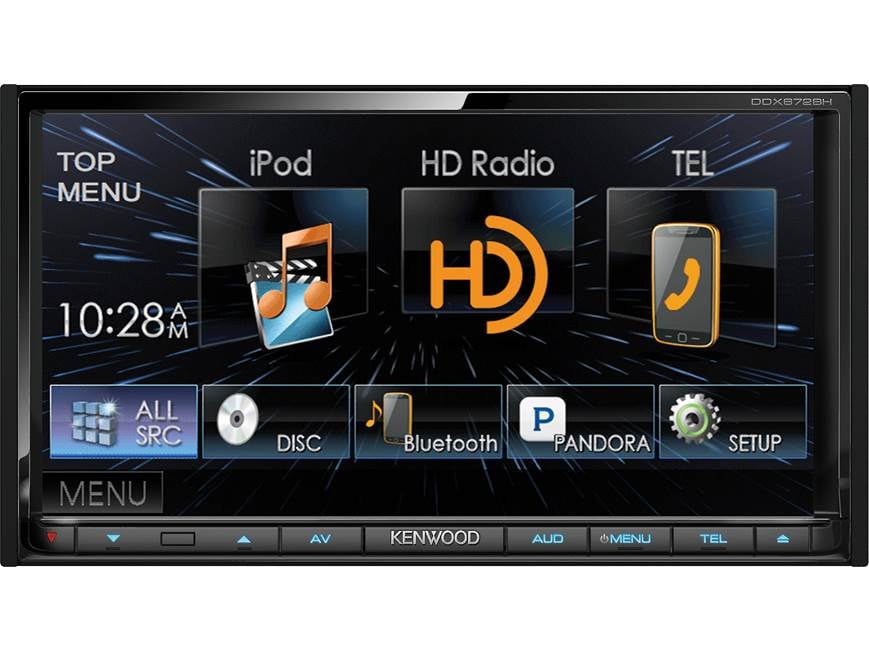 Kenwood DDX672BH DVD receiver at Crutchfield