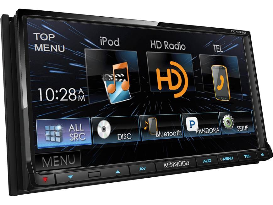 Kenwood DDX672BH DVD receiver at Crutchfield
