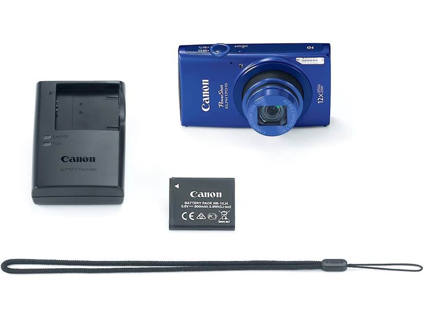 Canon PowerShot Elph 170 IS (Blue) 20-megapixel digital camera
