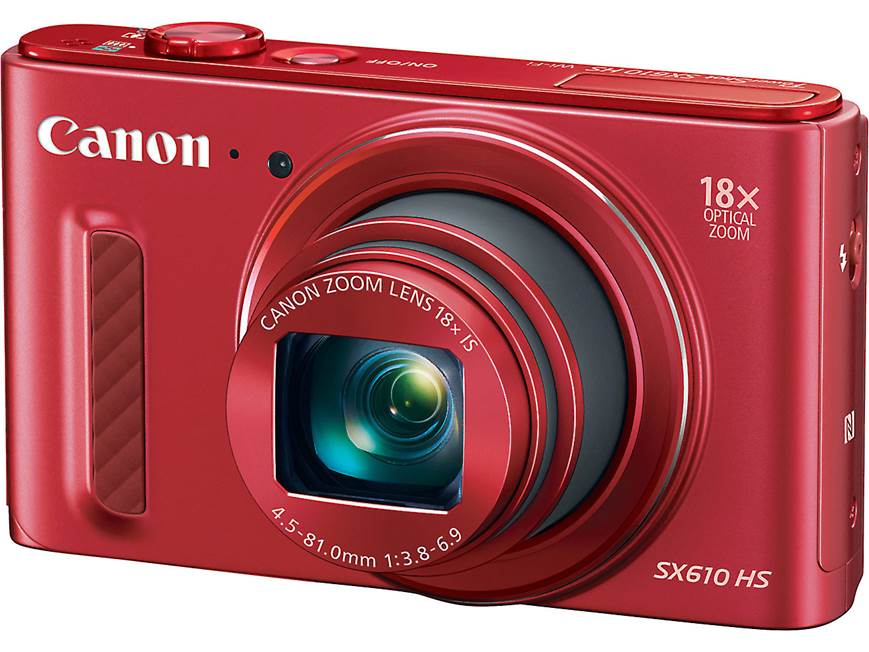 Canon PowerShot SX610 HS (Red) 20.2-megapixel digital camera with