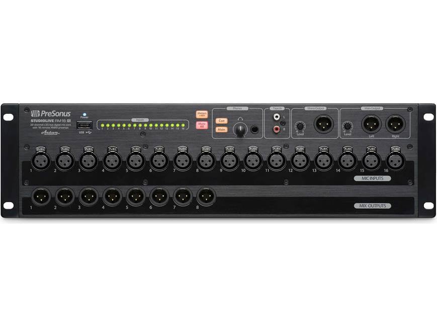 PreSonus StudioLive™ RM16AI Rack-mount 16-channel digital mixer