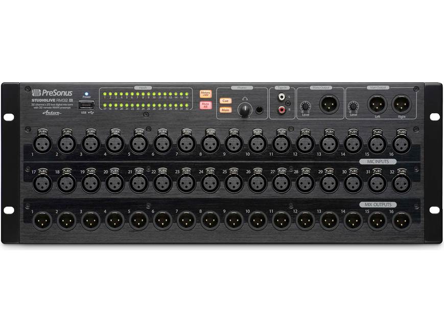 PreSonus StudioLive™ RM32AI Rack-mount 32-channel digital mixer