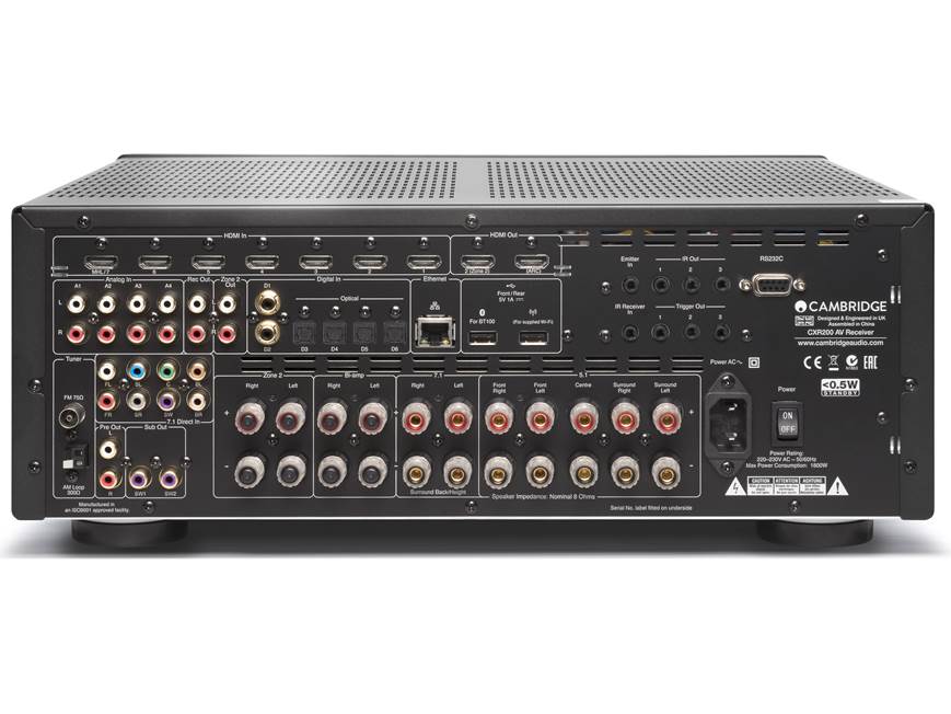 Cambridge Audio CXR200 7.2-channel home theater receiver with Wi