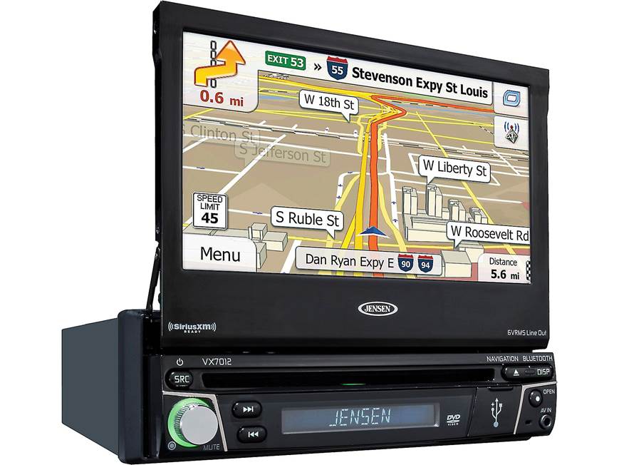 Jensen VX7012 Navigation receiver at Crutchfield
