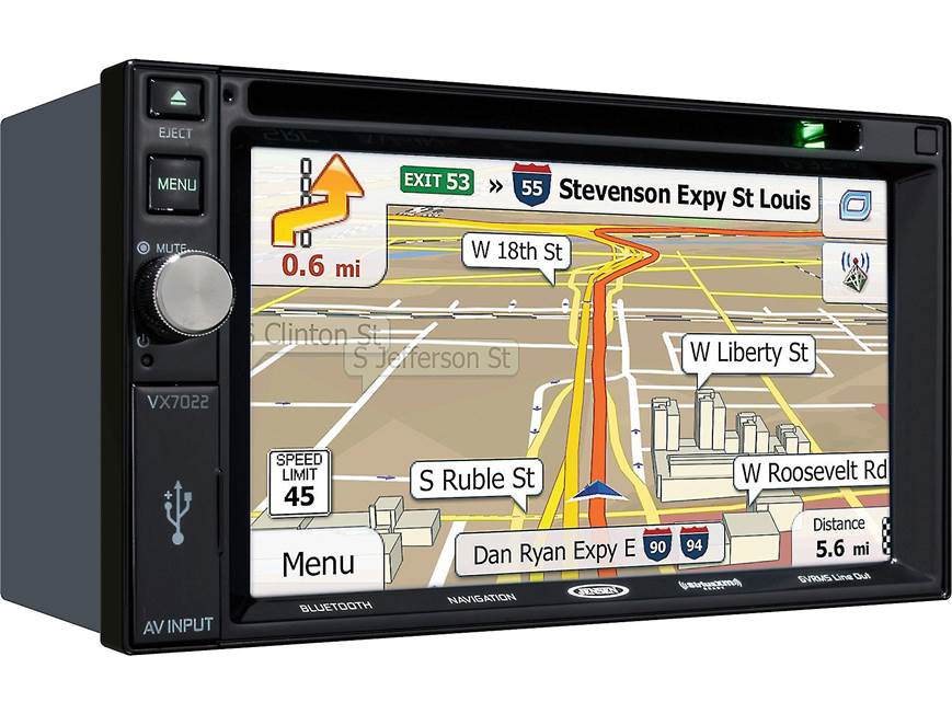 Jensen VX7022 Navigation receiver at Crutchfield