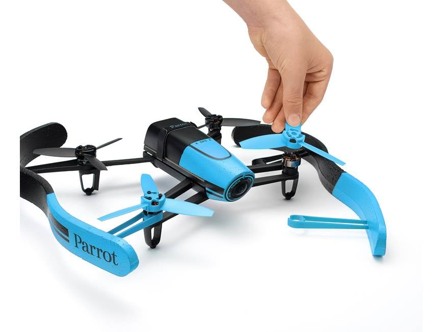 Parrot Bebop Drone (Blue) Quadcopter with 14-megapixel HD action